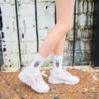 Japanese Korea Fashion Harajuku Trend Women Candy Colors Casual Crew Socks Girl Cute Socks Unisex Surprise 4