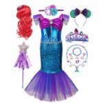 Mermaid Princess Dress and Accessories