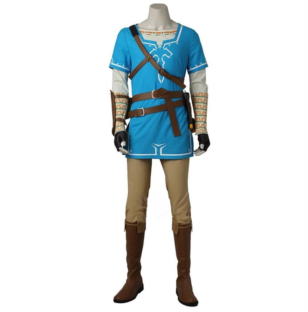 cosplayspa Breath of the Wild Link Outfit SR Game Shoes Zelda Props S 2XL KUMBS8