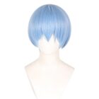 cosplayspa EVA Blue Wig Ayanami Rei Inspired Short Straight Anime Cosplay QZTJCH