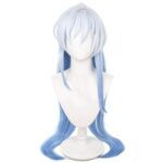 Focalors Fontaine Wig & Furina Lashes - Genshin Curly Blue Set