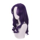 cosplayspa Katsuragi Misato Evangelion Long Curly Purple Wig Ready For Ship 0PYYRA