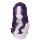 cosplayspa Katsuragi Misato Evangelion Long Curly Purple Wig Ready For Ship 4OH2B2