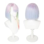 cosplayspa Lucy Lucyna Inspired Pink Short Straight Anime Wig for Fans KCHV9D