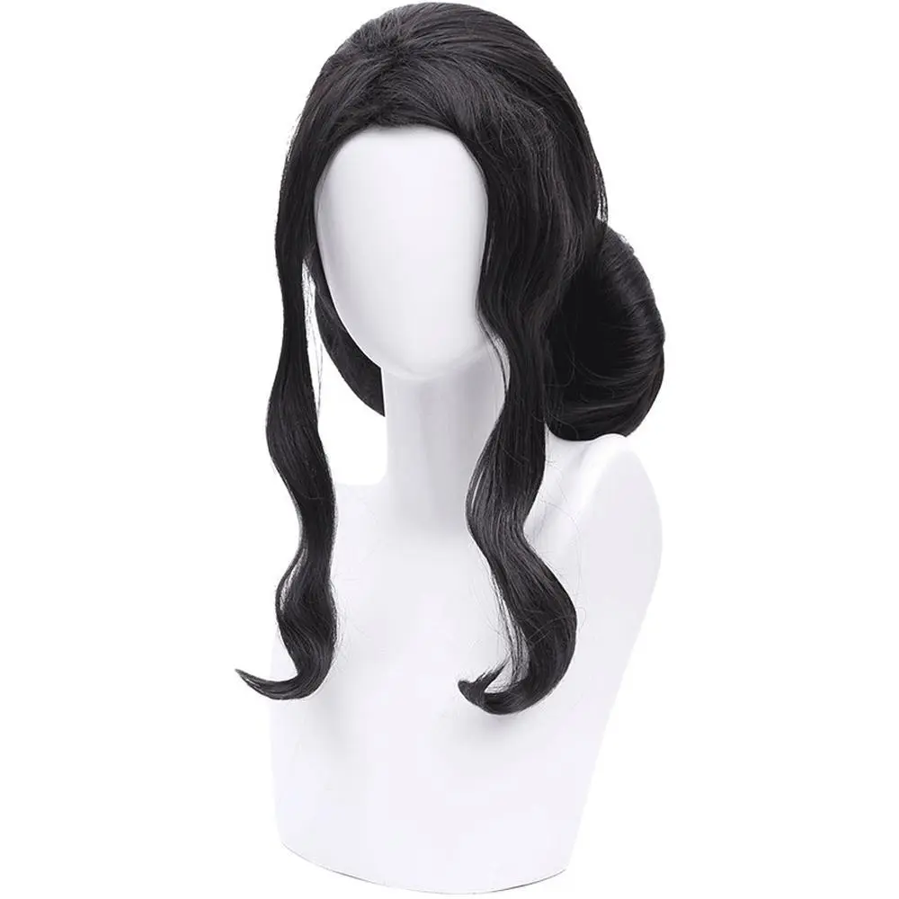 Muzan Kibutsuji Style Anime Black Wig - Demon Slayer Cao Gao Curvy Hair -  CosplaySpa