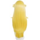 cosplayspa Princess Peach Game Wig Golden Long Hair for Cosplay DFGLXP
