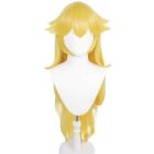 cosplayspa Princess Peach Game Wig Golden Long Hair for Cosplay TCBL13