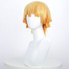 cosplayspa Tomioka Giyuu Demon Slayer Anime Wig with Tanjirou Earrings Kimetsu no Yaiba WTZ8WX