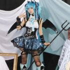 cosplayspa Vocaloid Hatsune Miku Devil Dress S 3XL Halloween Outfit BQUGY4