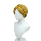 cosplayspa Zelda Princess Wig Short Yellow Game Wig for The Legend of Zelda Cosplay UGF5F8