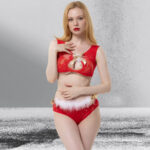 Naughty or Nice Santa Babe Bikini Set