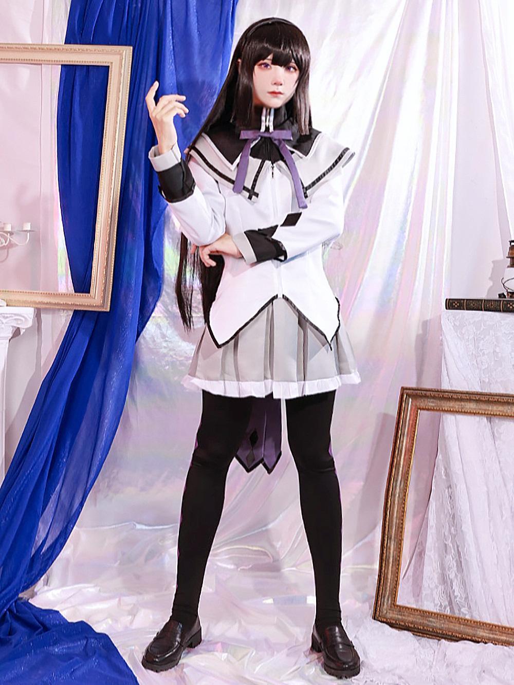 cosplayspa cosplayspa Akemi Homura School Uniform Madoka Magica Anime GC US Local WAS0QI