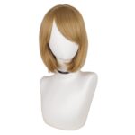 Ashley Graham Style Short Flaxen Straight Wig - Resident Evil Game Hair