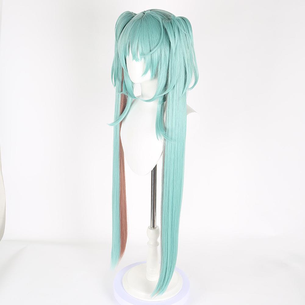 cosplayspa cosplayspa Hatsune Miku Inspired VOCALOID 15th Anniversary Green Curly Wig Edition 373ZPB