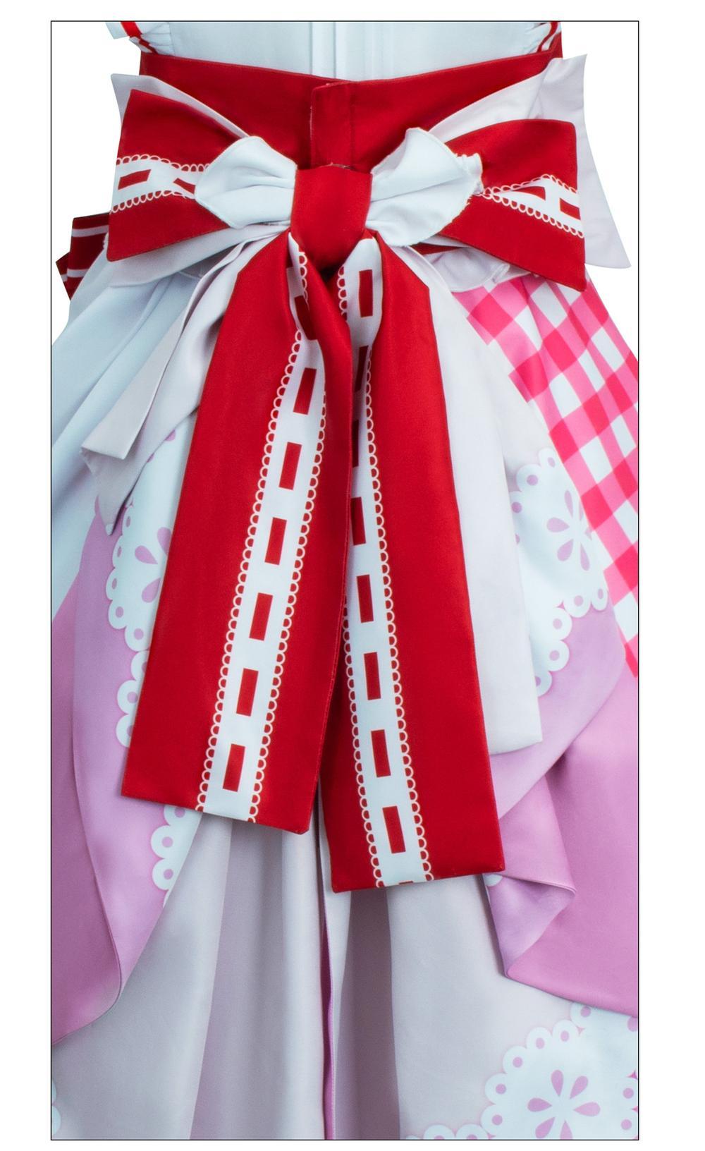 cosplayspa cosplayspa Hatsune Miku Strawberry Dress Cao Gao Shoes VOCALOID 15th Anniversary S 2XL YIQPKS