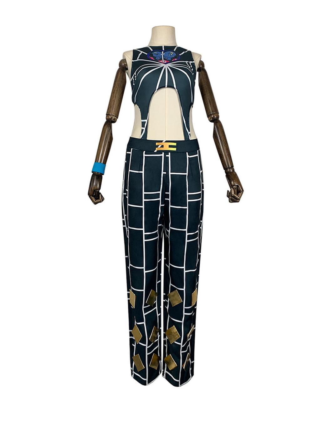 cosplayspa cosplayspa Jolyne Cujoh Anime Pants JoJos Bizarre Adventure Cosplay Gear O3TMB6