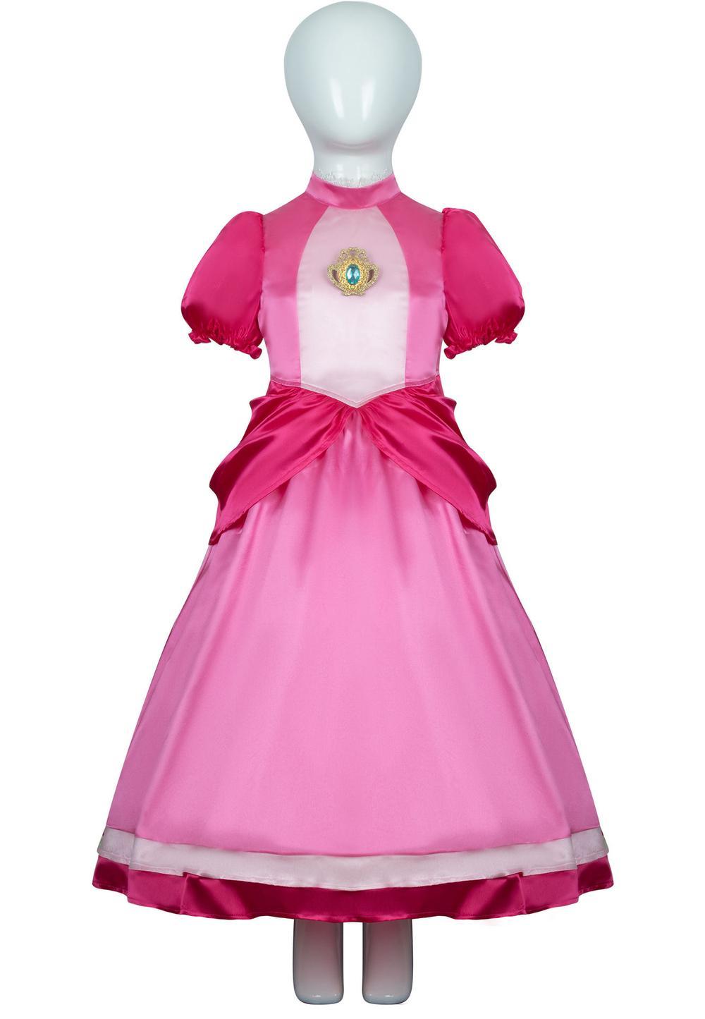 cosplayspa cosplayspa Princess Peach S 3XL Dress Mario Movie Inspired Cosplay 9WGUSP