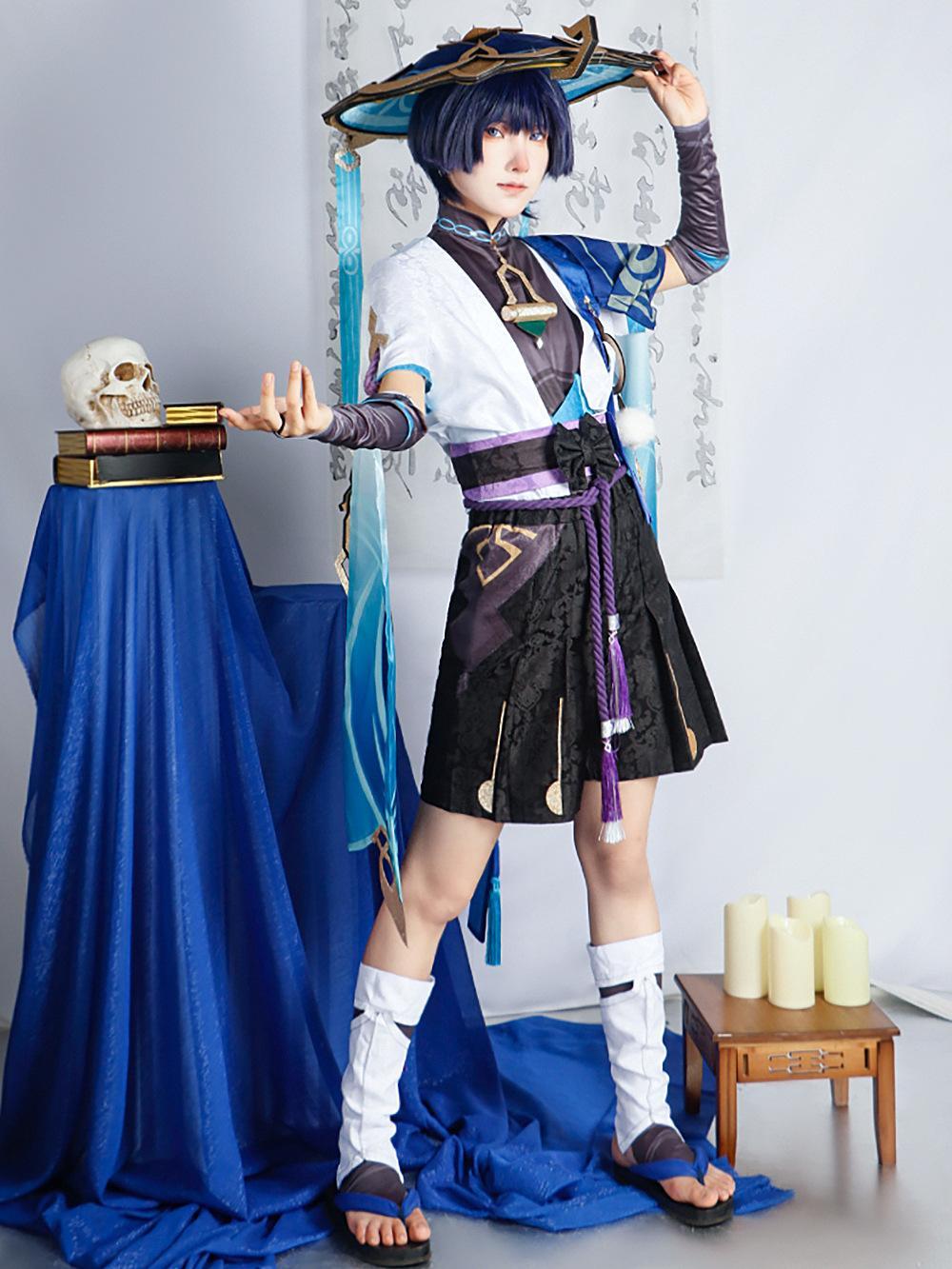 cosplayspa cosplayspa Scaramouche Wanderer Cosplay Genshin Impact Apparel RKY369