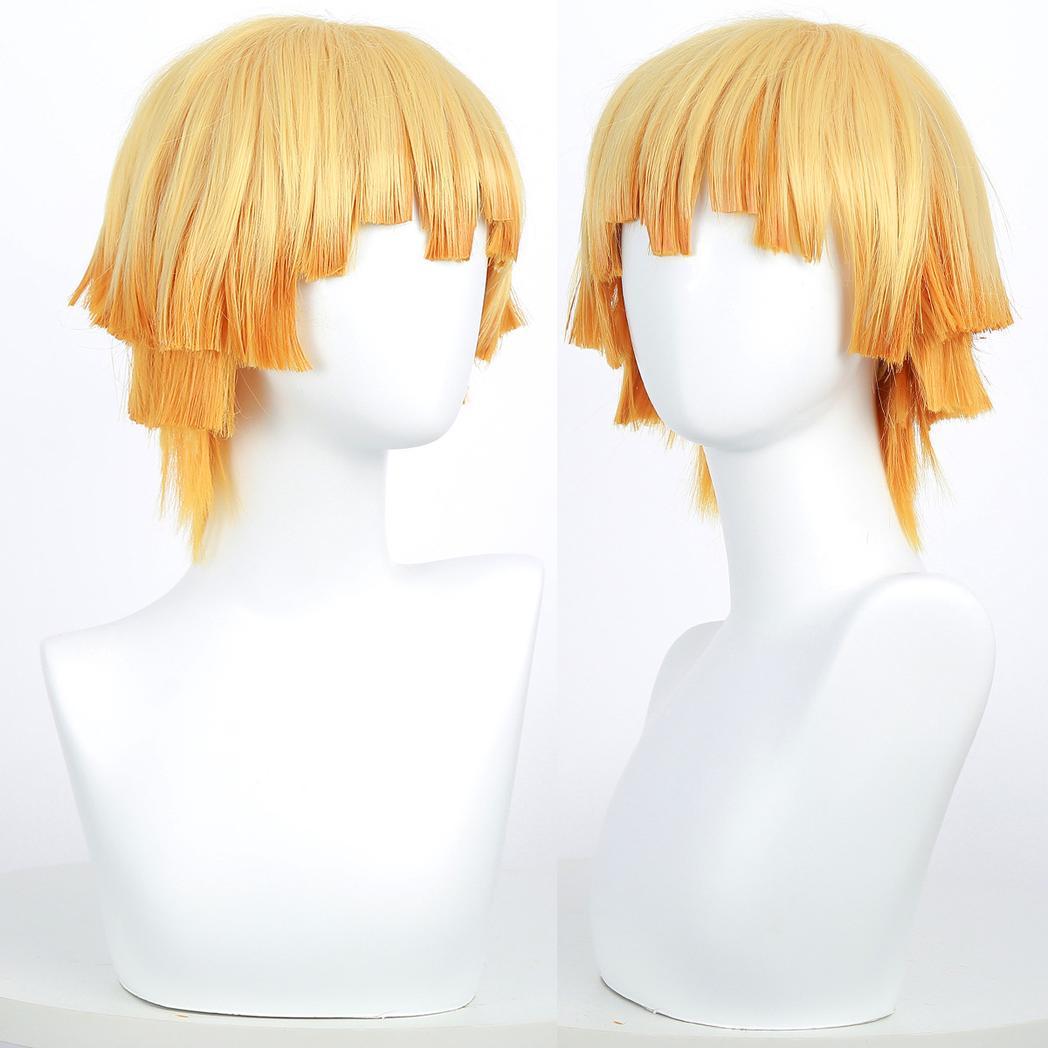 cosplayspa cosplayspa Tomioka Giyuu Demon Slayer Anime Wig with Tanjirou Earrings Kimetsu no Yaiba VD09GJ