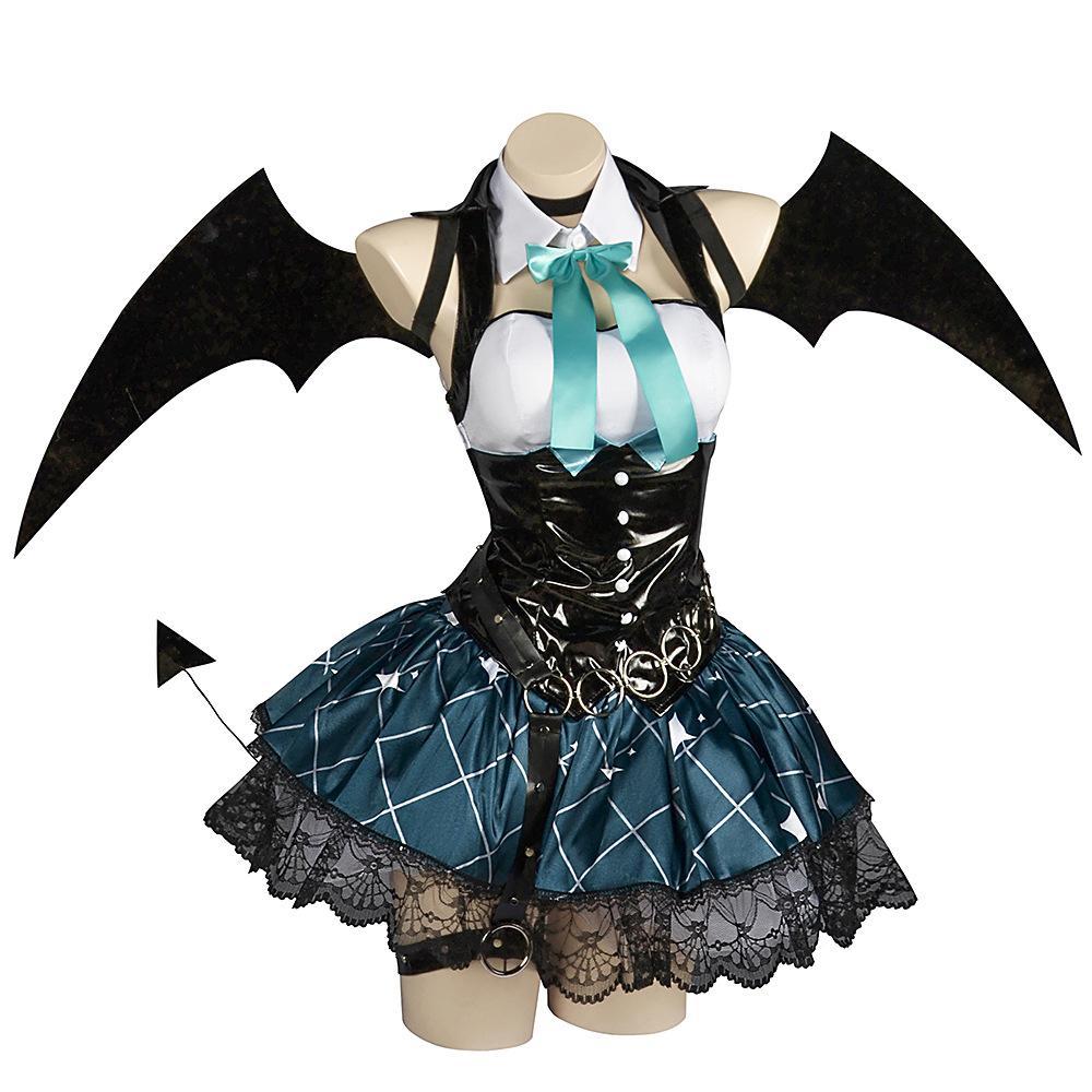 cosplayspa cosplayspa Vocaloid Hatsune Miku Devil Dress S 3XL Halloween Outfit N4N5CG