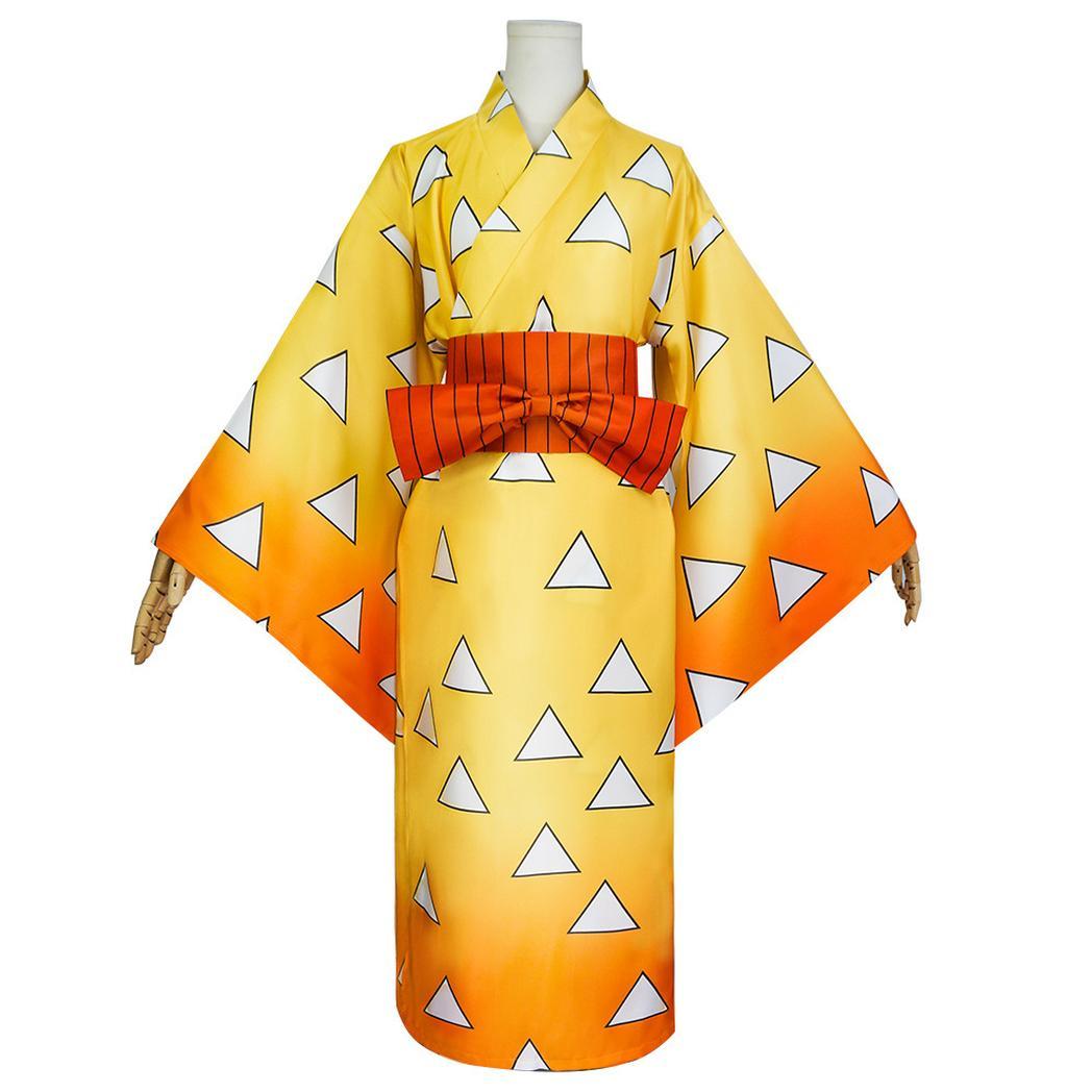 cosplayspa cosplayspa Yuukaku hen Demon Slayer Girls Kimono Tanjirou Zenitsu Inosuke Halloween WHI7P1