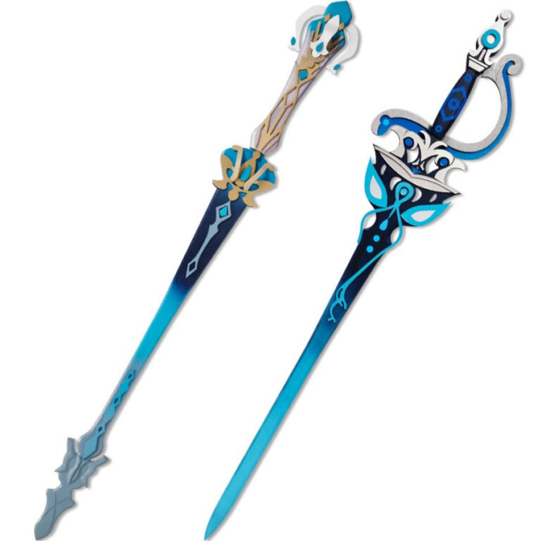 Uwowo Game Genshin Impact Cosplay Props  Furina Weapon Spenlder Of Tranquil Waters Final Judgment of Tears